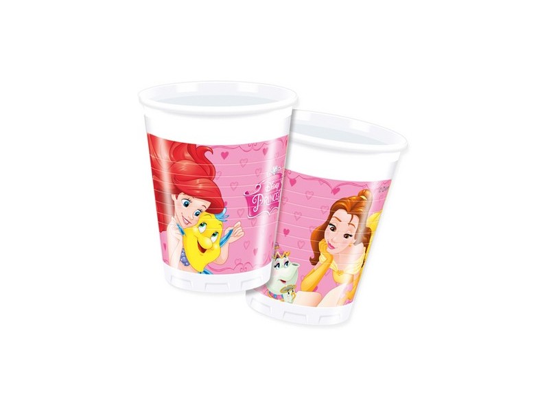 BICCHIERE PLAST. 200ML PRINCESS DREAMING 8PZ - L'Officina delle