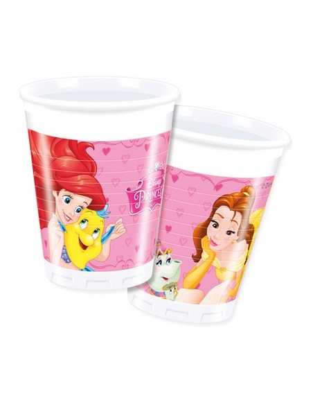 BICCHIERE PLAST. 200ML PRINCESS DREAMING 8PZ - L'Officina delle