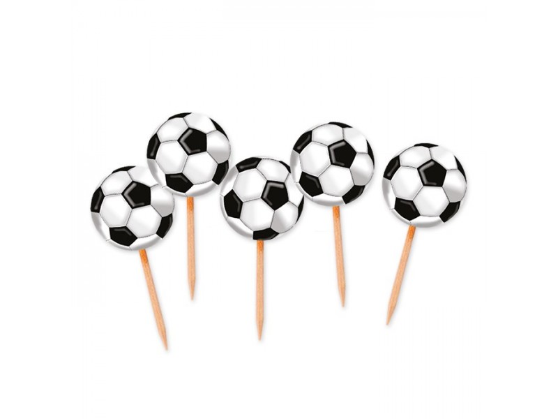 25 PICKS SAGOMATI PALLONE DA CALCIO 4X7CM - L'Officina delle