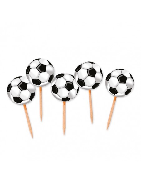 25 PICKS SAGOMATI PALLONE DA CALCIO 4X7CM - L'Officina delle