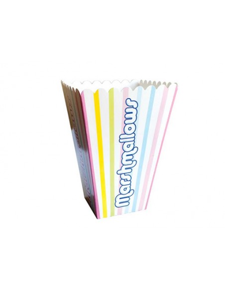 Contenitori marshmallows CM 6X6X15H. 6pz - L'Officina delle