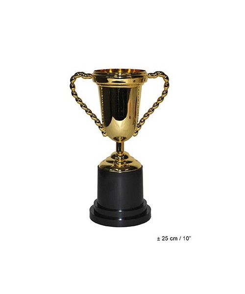 Coppa in plastica oro h.25cm - L'Officina delle feste