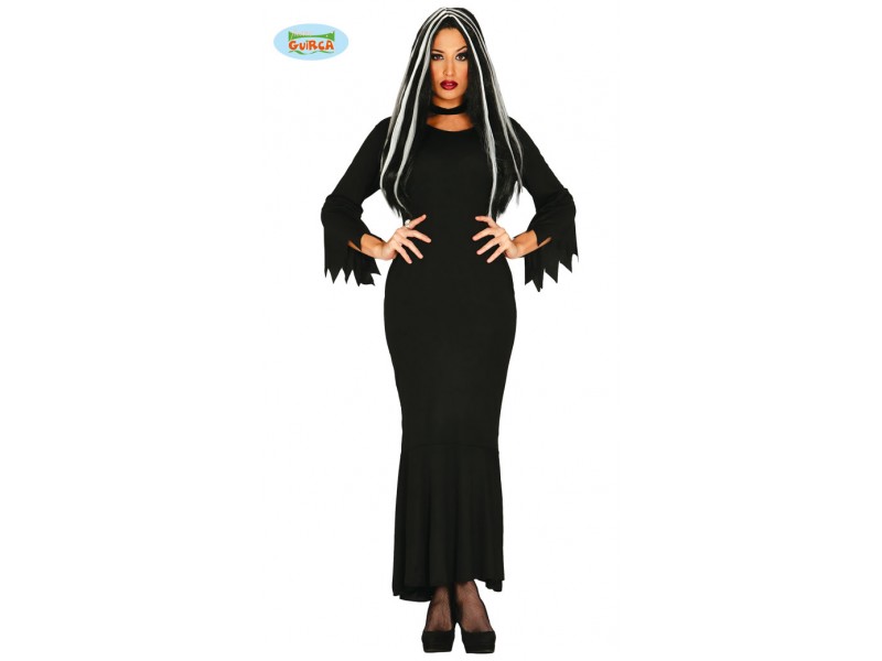 COSTUME DONNA MORTICIA TG. L 42-44 - L'Officina delle feste