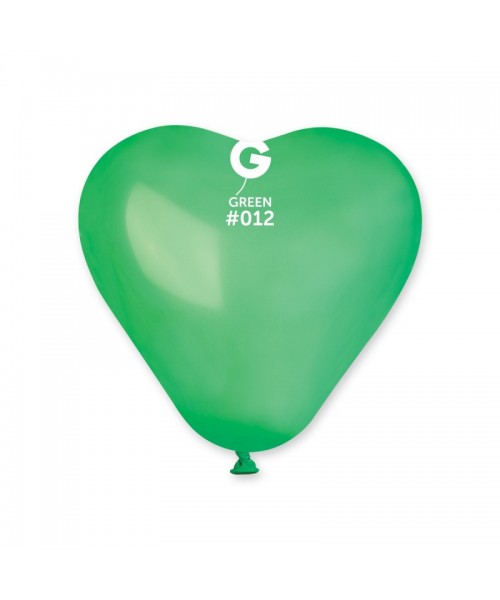 CUORE LATTICE 6" PZ.100 VERDE 16CM - L'Officina delle feste