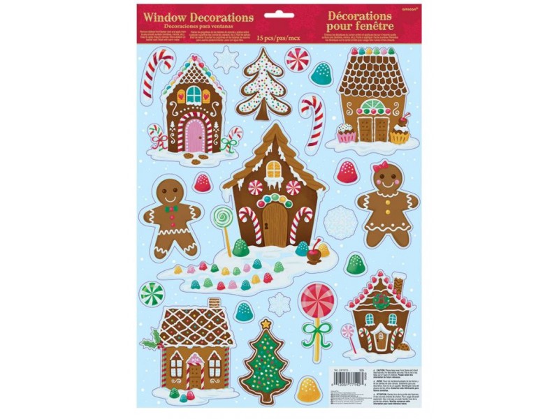 DECORI VETRO CASA PAN DI ZENZERO15PZ - L'Officina delle feste