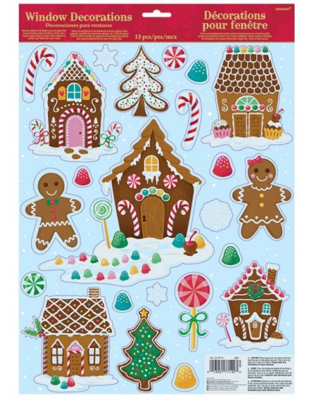 DECORI VETRO CASA PAN DI ZENZERO15PZ - L'Officina delle feste