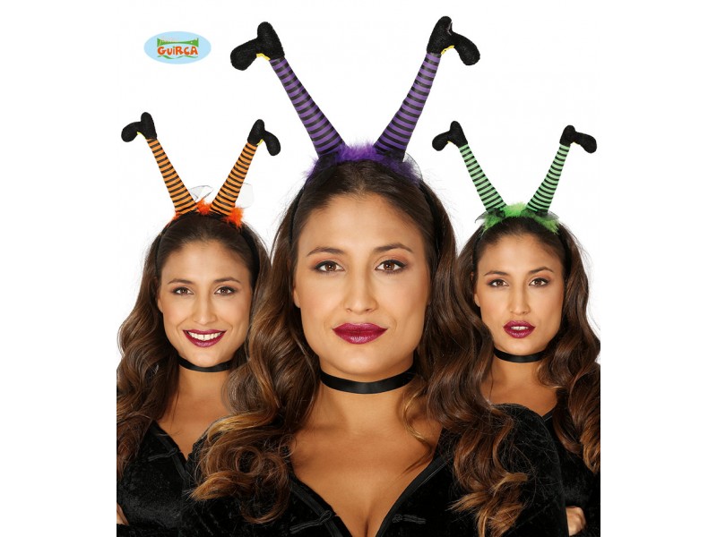 DIADEMA GAMBE STREGA ASSORTITI - L'Officina delle feste