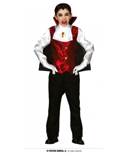 COSTUME DRACULA VAMPIRO BIMBO 3-4 ANNI - L'Officina delle feste