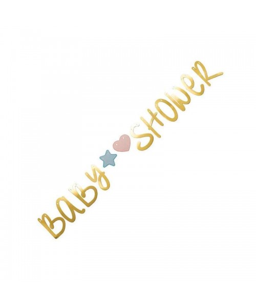 FESTONE "BABY SHOWER" ORO LUCIDO 20CM 2