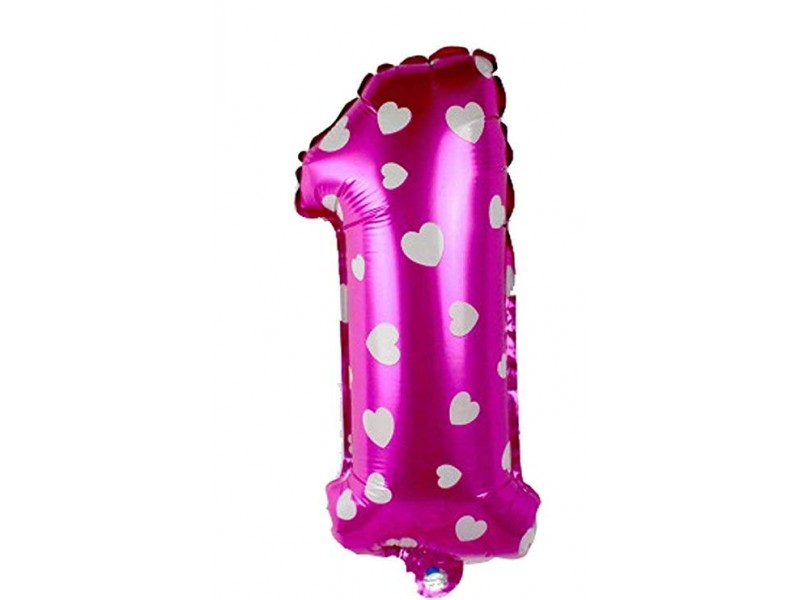 FOIL NUM.1 CUORICINI CM100/40" FUXIA - L'Officina delle feste