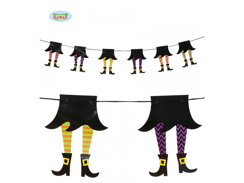 GHIRLANDA GAMBE STREGA 210CM - L'Officina delle feste