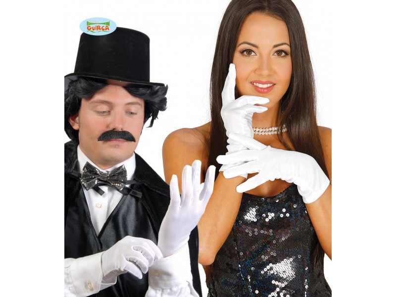 GUANTI BIANCHI 25 CM - L'Officina delle feste