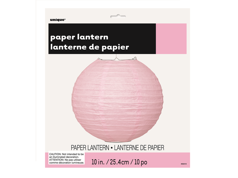 LANTERNA CARTA DIAM.24,5 CM ROSA - L'Officina delle feste