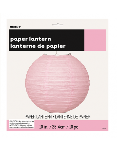 LANTERNA CARTA DIAM.24,5 CM ROSA - L'Officina delle feste