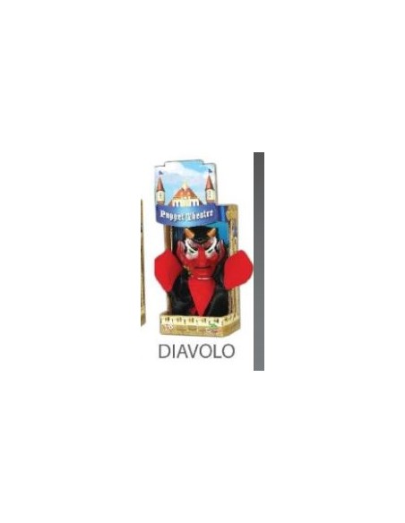 MARIONETTA DIAVOLO IN GOMMA - L'Officina delle feste