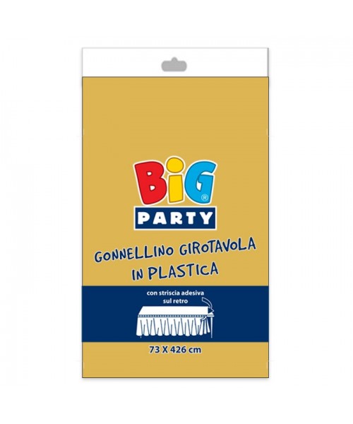 GONNA GIROTAVOLA PLASTICA ORO CM.73x426 - L'Officina delle feste