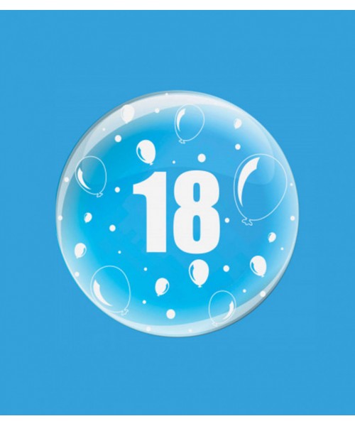 DECO B-LOON 24" 18 ANNI 61CM - L'Officina delle feste