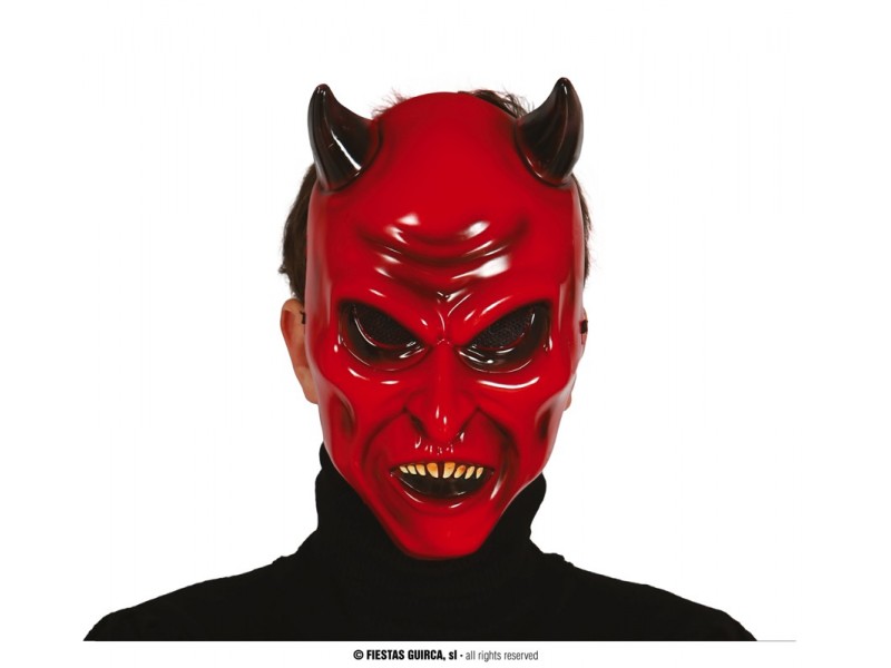 MASCHERA DIAVOLO PVC - L'Officina delle feste