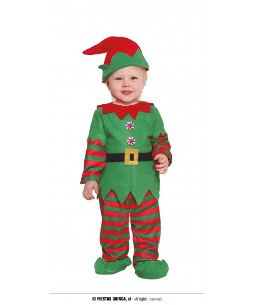 COSTUME ELFO BABY 12-18 MESI - L'Officina delle feste