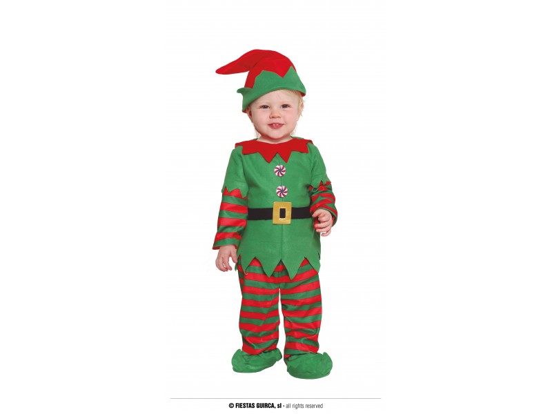 COSTUME ELFO BABY 12-18 MESI - L'Officina delle feste