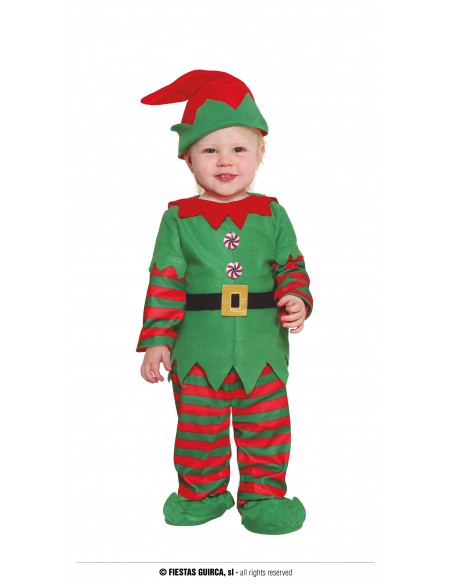 COSTUME ELFO BABY 12-18 MESI - L'Officina delle feste