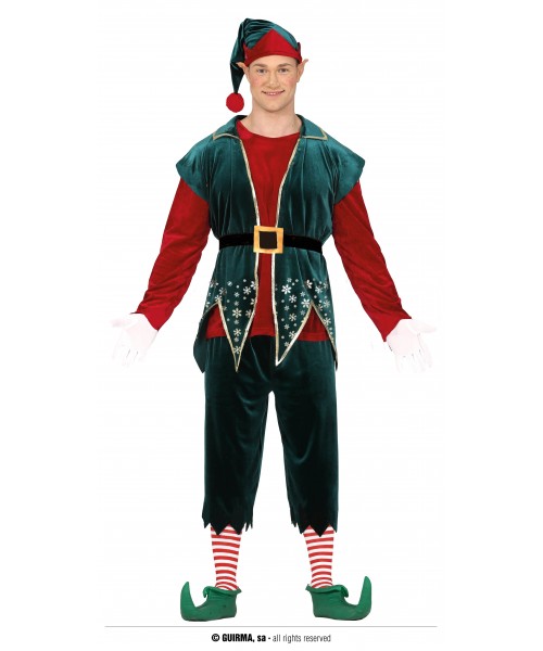 COSTUME DELUXE ELFO ADULTO 48-50 M - L'Officina delle feste