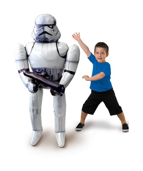 PALLONE AIRWALKER STORM TROOPER STAR WARS 83X177CM - L'Officina