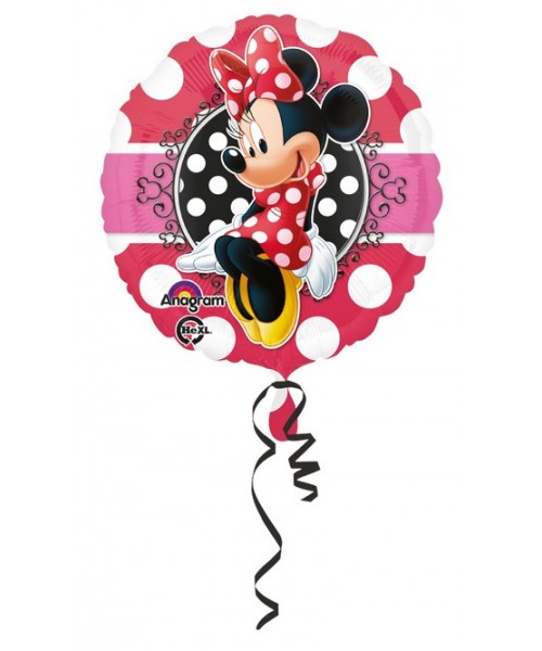 PALLONE MYLAR 18" MINNIE ROSSO 45CM - L'Officina delle feste