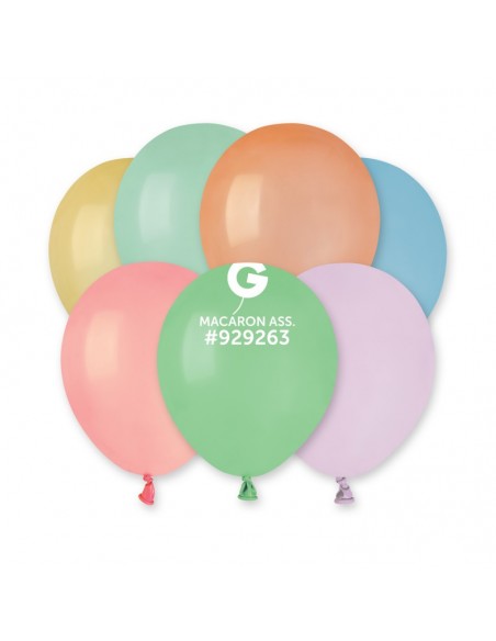 PALLONE LATTICE 5" PZ.100 MACARON 13CM - L'Officina delle feste