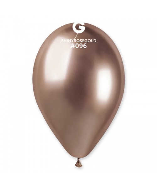 PALLONE LATTICE 13" SHINY ROSA GOLD 50PZ - L'Officina delle