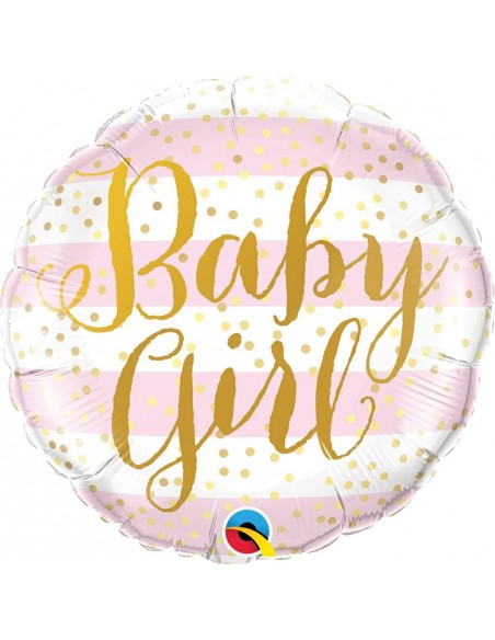 PALLONE MYLAR 18" BABY GIRL 45CM - L'Officina delle feste