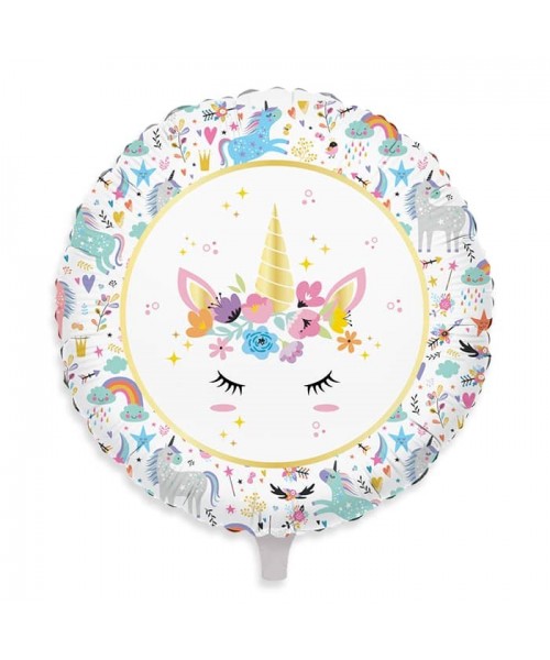 PALLONE MYLAR 18" 45CM UNICORN - L'Officina delle feste