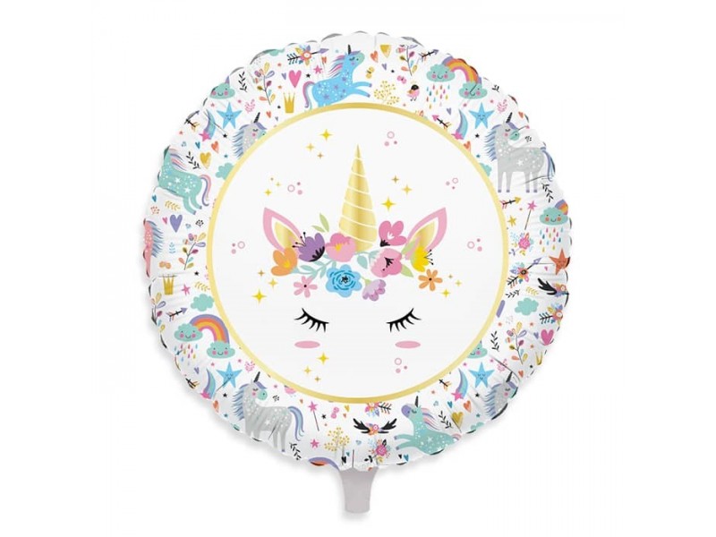 PALLONE MYLAR 18" 45CM UNICORN - L'Officina delle feste