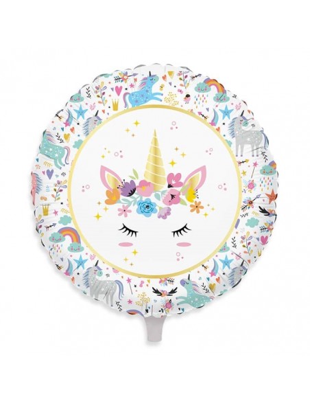 PALLONE MYLAR 18" 45CM UNICORN - L'Officina delle feste PALLONE MYLAR 18" 45CM UNICORN - L'Officina delle feste