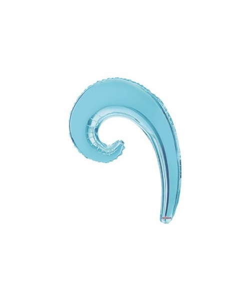 PALLONE KURLY WAVE CELESTE MINI 14" 5PZ. - L'Officina delle