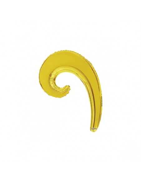 PALLONE KURLY WAVE ORO MINI 14" 5PZ. - L'Officina delle feste