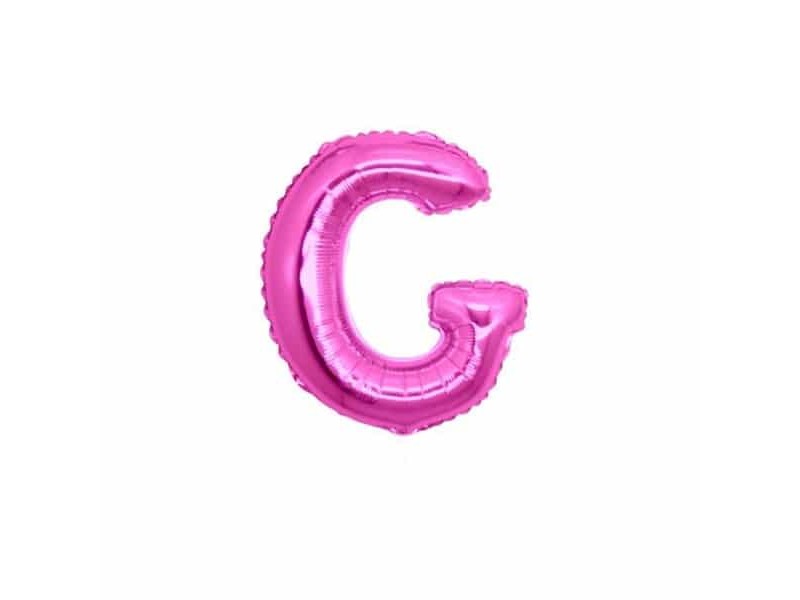PALLONE LETTERA MINI "G" FUXIA CM.18 - L'Officina delle feste