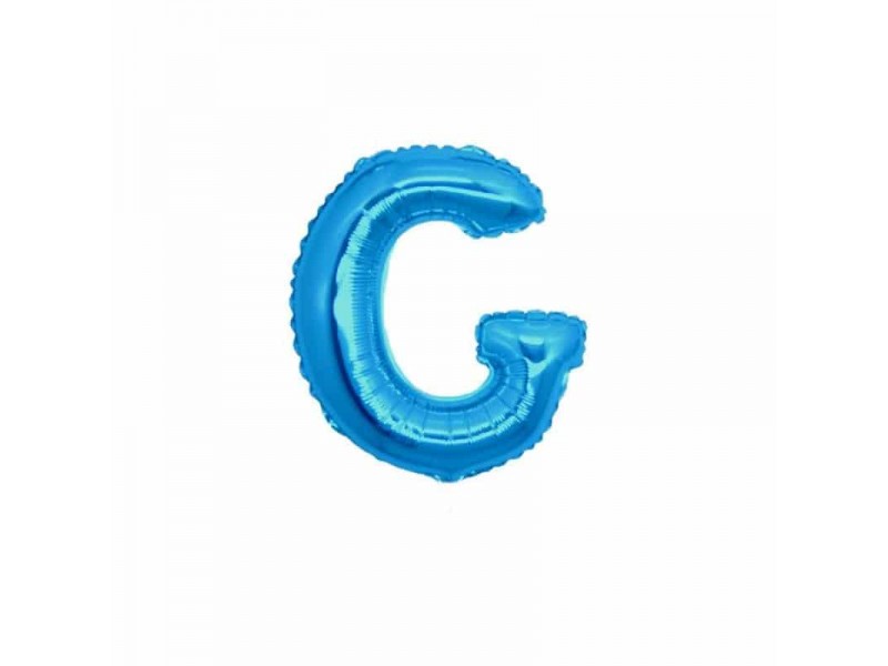 PALLONE LETTERA MINI "G" BLU CM.18 - L'Officina delle feste