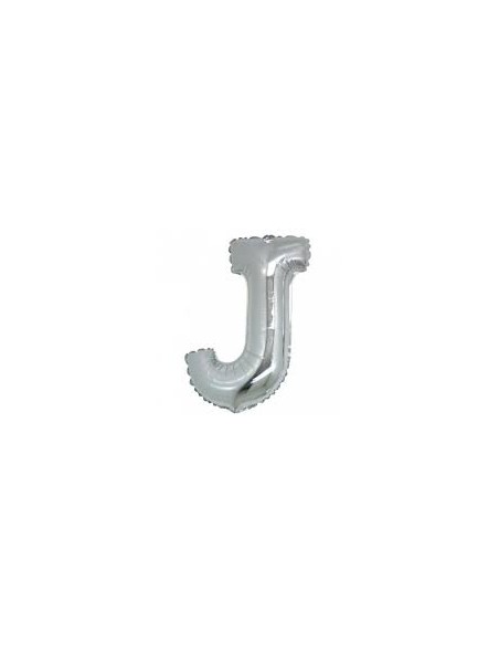 PALLONE LETTERA MINI "J" ARGENTO CM.18 - L'Officina delle feste