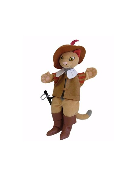 Marionetta stoffa gatto 35cm - L'Officina delle feste