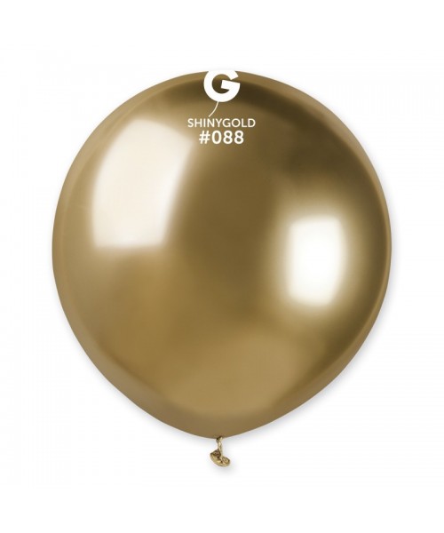 PALLONE LATTICE 48CM 19" SHINY ORO 1PZ - L'Officina delle feste