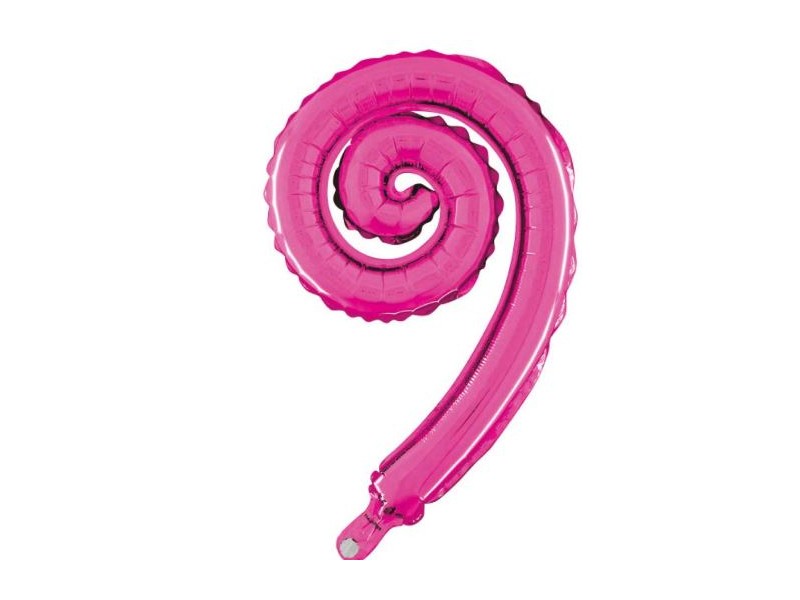 MYLAR SPIRALINA FUCSIA 26X36 CM 1 PZ - L'Officina delle feste