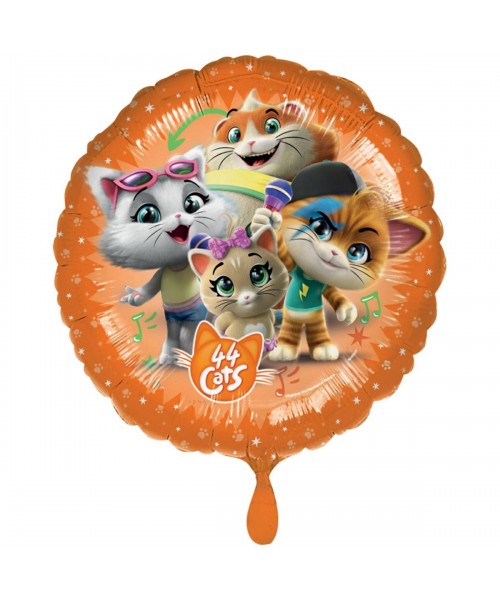 PALLONE 18" 44 GATTI HBDAY 45CM - L'Officina delle feste