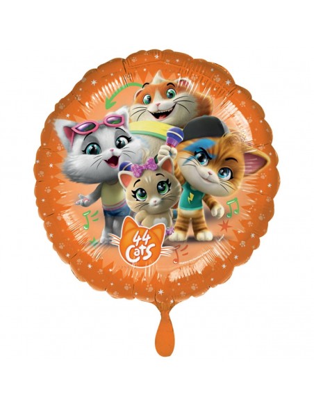 PALLONE 18" 44 GATTI HBDAY 45CM - L'Officina delle feste PALLONE 18" 44 GATTI HBDAY 45CM - L'Officina delle feste