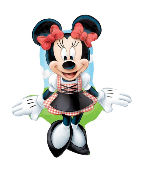 PALLONE MYLAR MINNIE TIROLESE 71cm - L'Officina delle feste