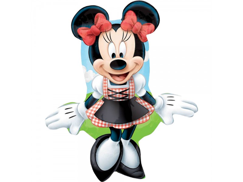 PALLONE MYLAR MINNIE TIROLESE 71cm - L'Officina delle feste