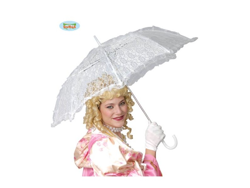 OMBRELLO PIZZO BIANCO 60 X 70 CM - L'Officina delle feste