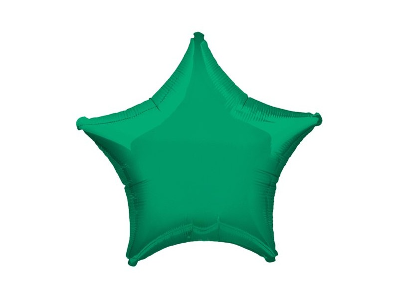 PALLON.FOIL DECO STELLA 18" VERDE - L'Officina delle feste