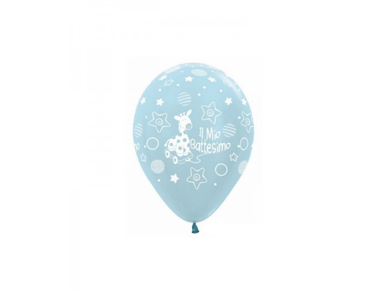 PALLONCINO IL MIO BATT.PERL. GIRAFFE 12" 100PZ - L'Officina