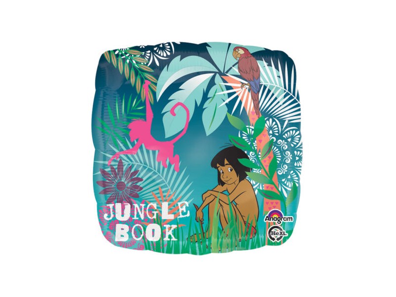 PALLONE MYLAR 18" 45CM LIBRO DELLA GIUNGLA MOWLI - L'Officina